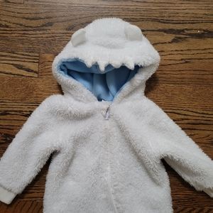 YETI Abominable Snowman Baby Outfit or Costume